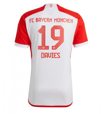 Bayern Munich Alphonso Davies #19 Koszulka Podstawowych 2023-24 Krótki Rękaw